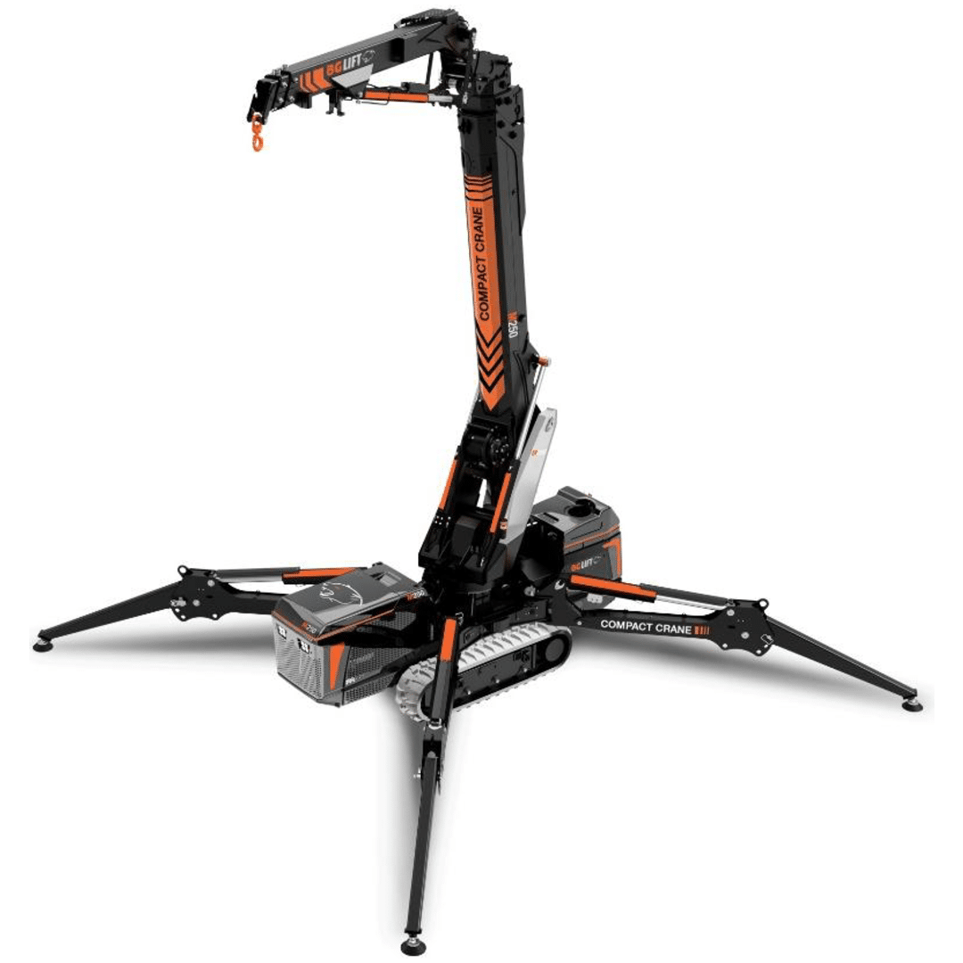 BG Lift M250 op rupsonderstel BG Lift M250 minihijskraan op rupsonderstel