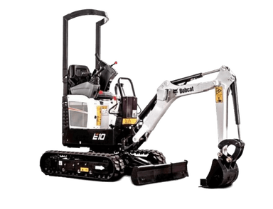 Bobcat E10 mingraver grondverzet Bobcat E10 mingraver voor grondverzet werkzaamheden
